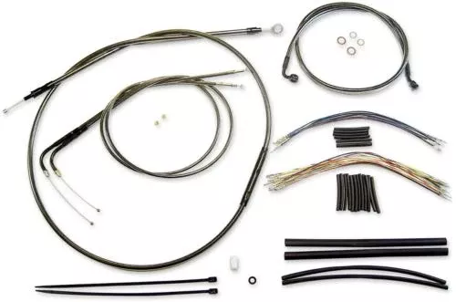 00-03 for Harley Softail Heritage Classic FLSTC Control Cable Kit Black Pearl W