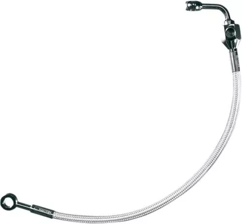 00-05 for Harley Super Glide Sport FXDX Brake Line Rear Polished Dyna '00-'07