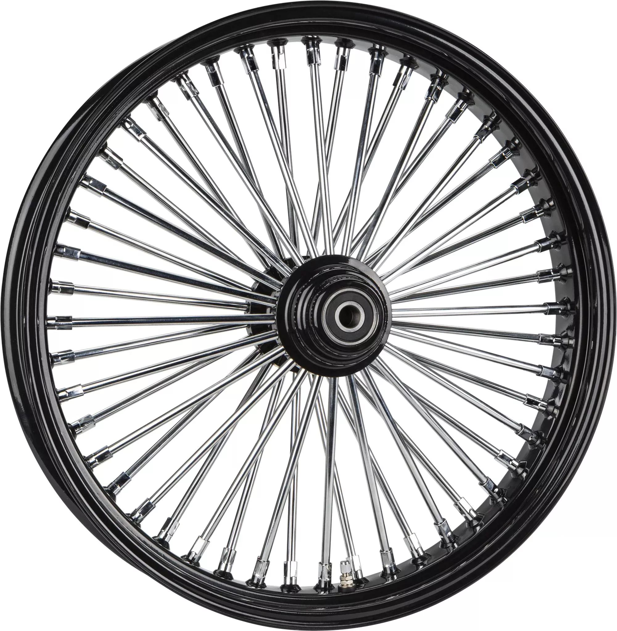 00-'06 for Harley FLSTC Fr 48-Spk Sd Black 23X3.5 Wg-Hub 3 /4