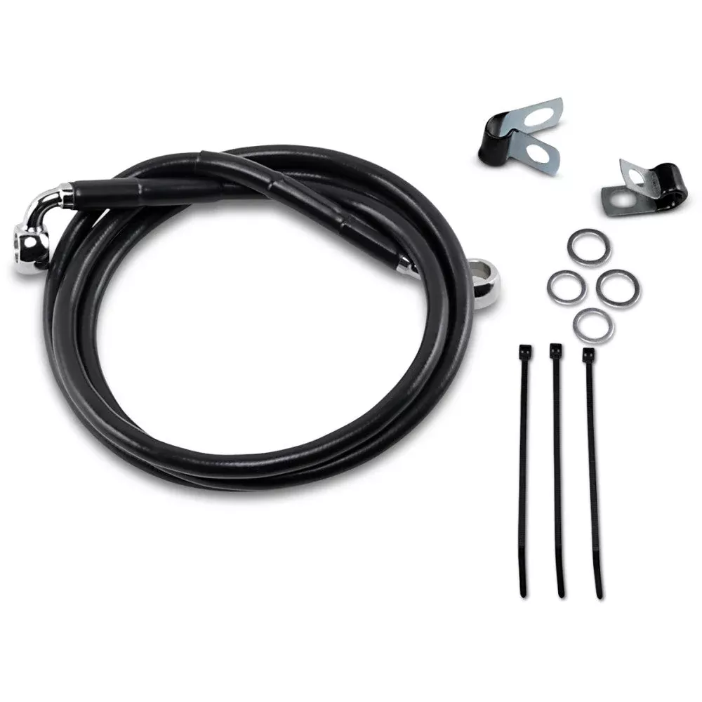 00-07 for Harley FXST Drag Specialties Extended Front Brake Line Kit +6