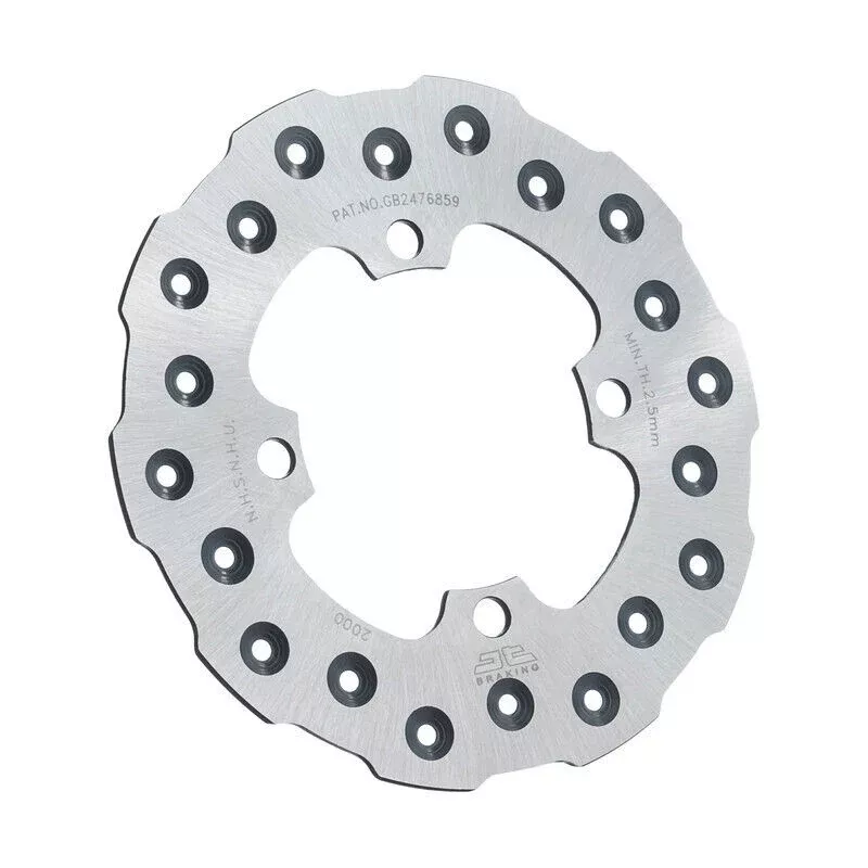 00-'09, '11-'18 for Kawasaki KX65 JT Rear Brake Rotor Ss Self Cleaning Kaw