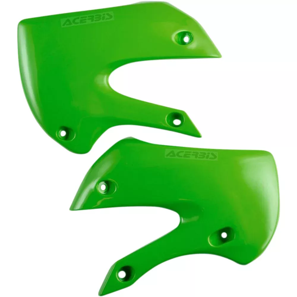 00-'09, '11-'21 for Kawasaki KX65 ACERBIS Radiator Shrouds Green