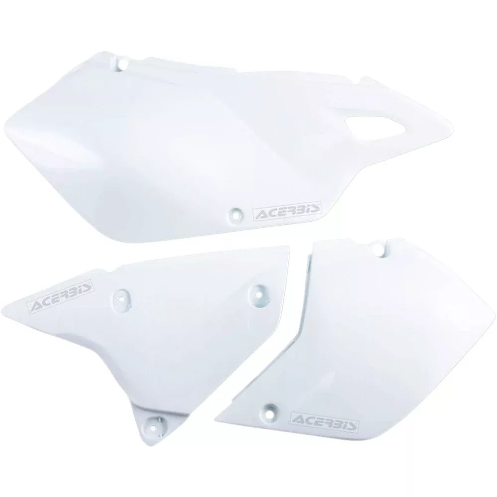 00-'09, '11-'21 for Suzuki DR-Z400S ACERBIS Side Panels White