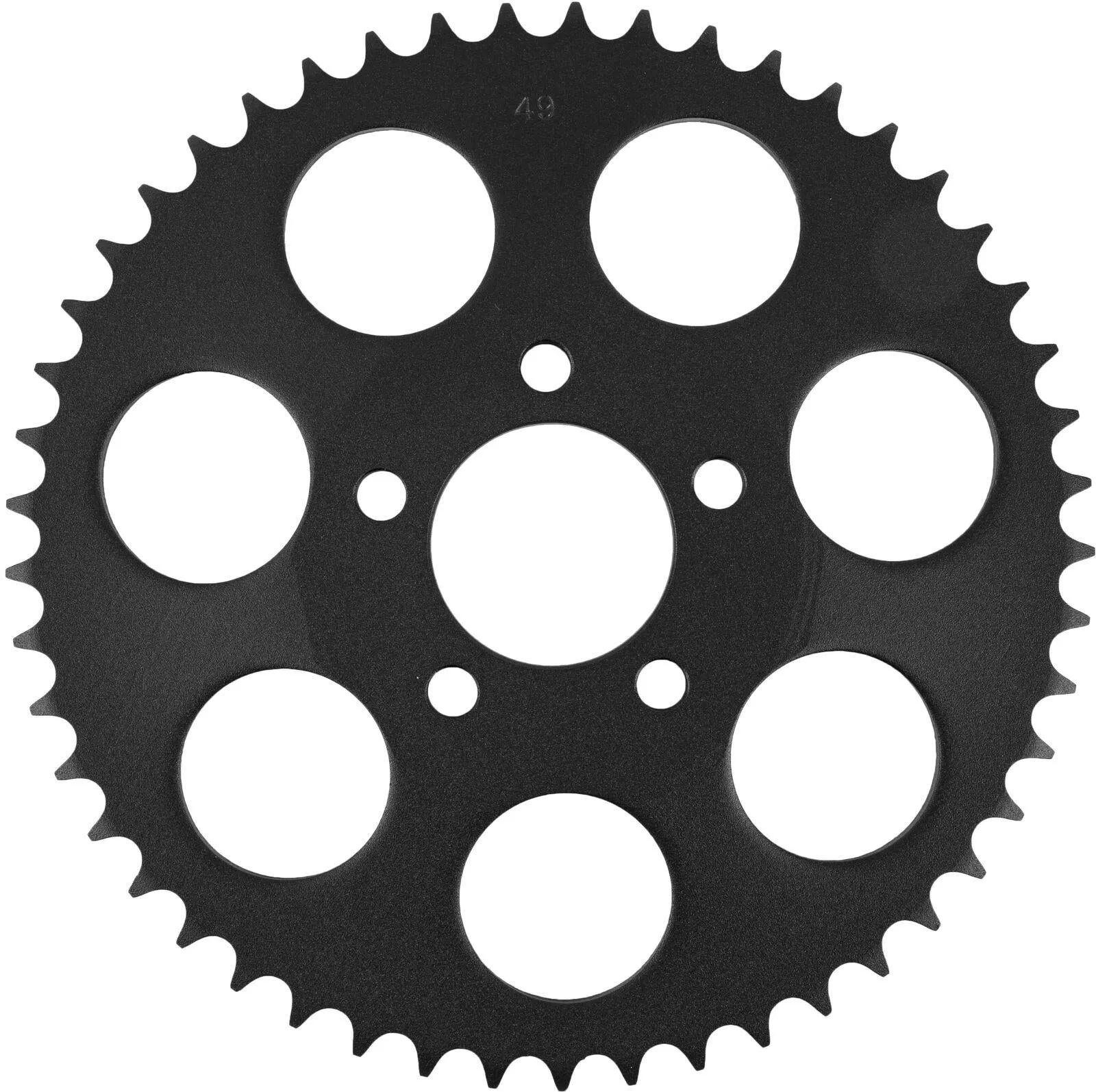 00-'13 for Harley FLHR Textured Black Rr Sprocket 49T 2000-13 Big Twin Off Set