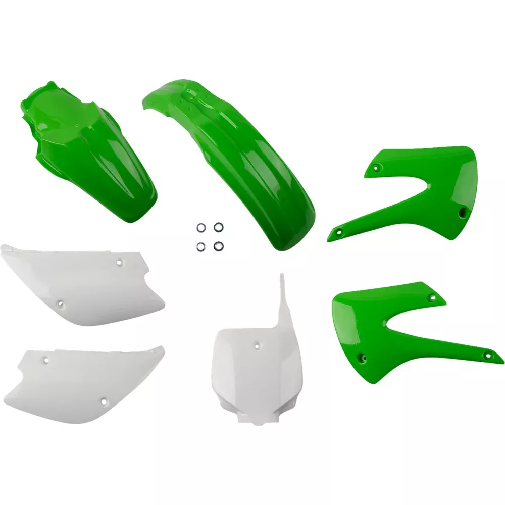 01-09, 11-12 for Kawasaki KX 85 Replacement Body Kit OEM Green /White KX85