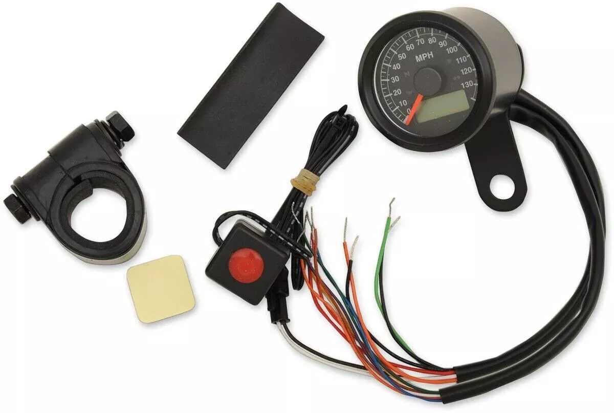 02-03 for Harley 1200 Custom XLC Programmable Speedometer Black Face 1-7 /8