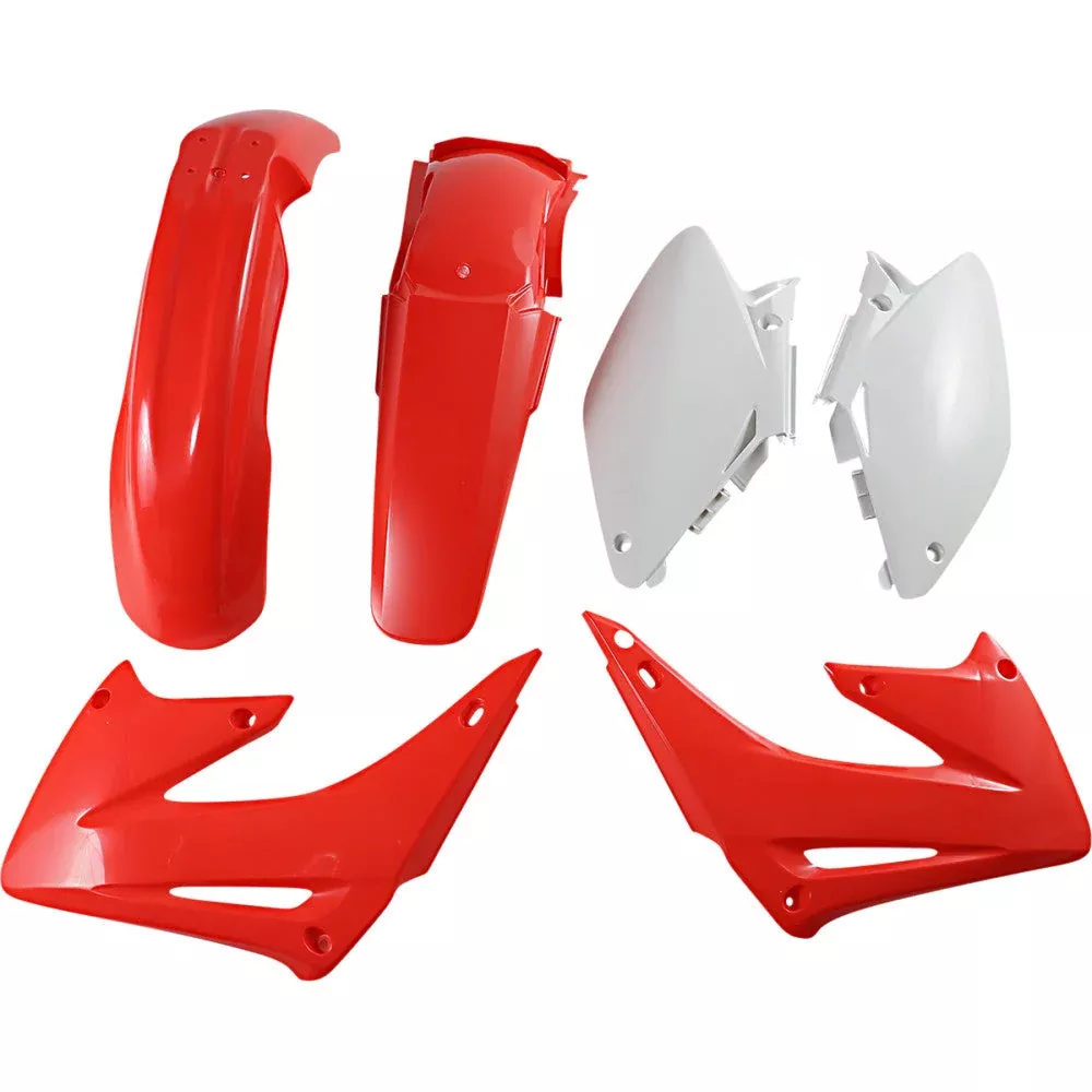 02-03 for Honda CR250R ACERBIS Standard Replacement Body Kit '03 Red /White CR