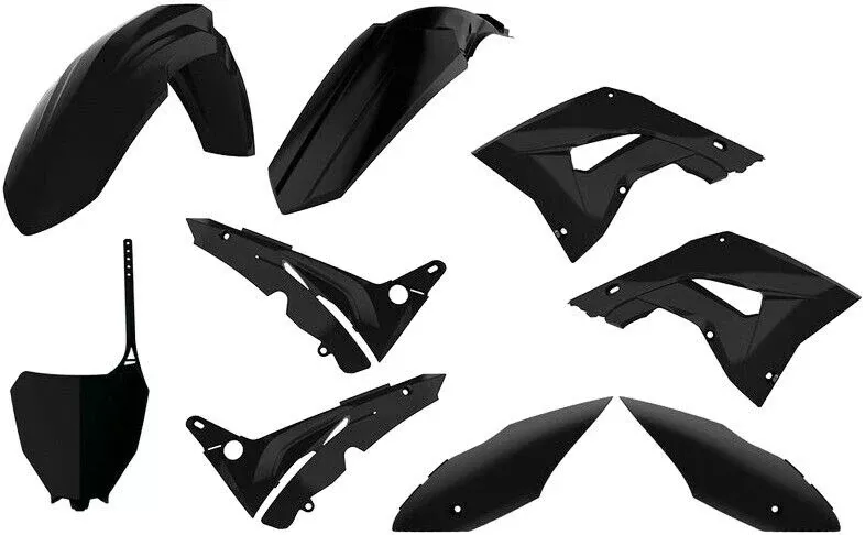 02-'07 for Honda CR125R POLISPORT Plastic Body Kit Black