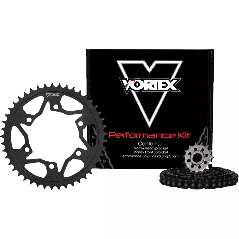 03-'05 for Yamaha YZF-R6 Sprocket /Chain Kit Stl /Stl 16 /48T Sil Sx3 530-116L Blk