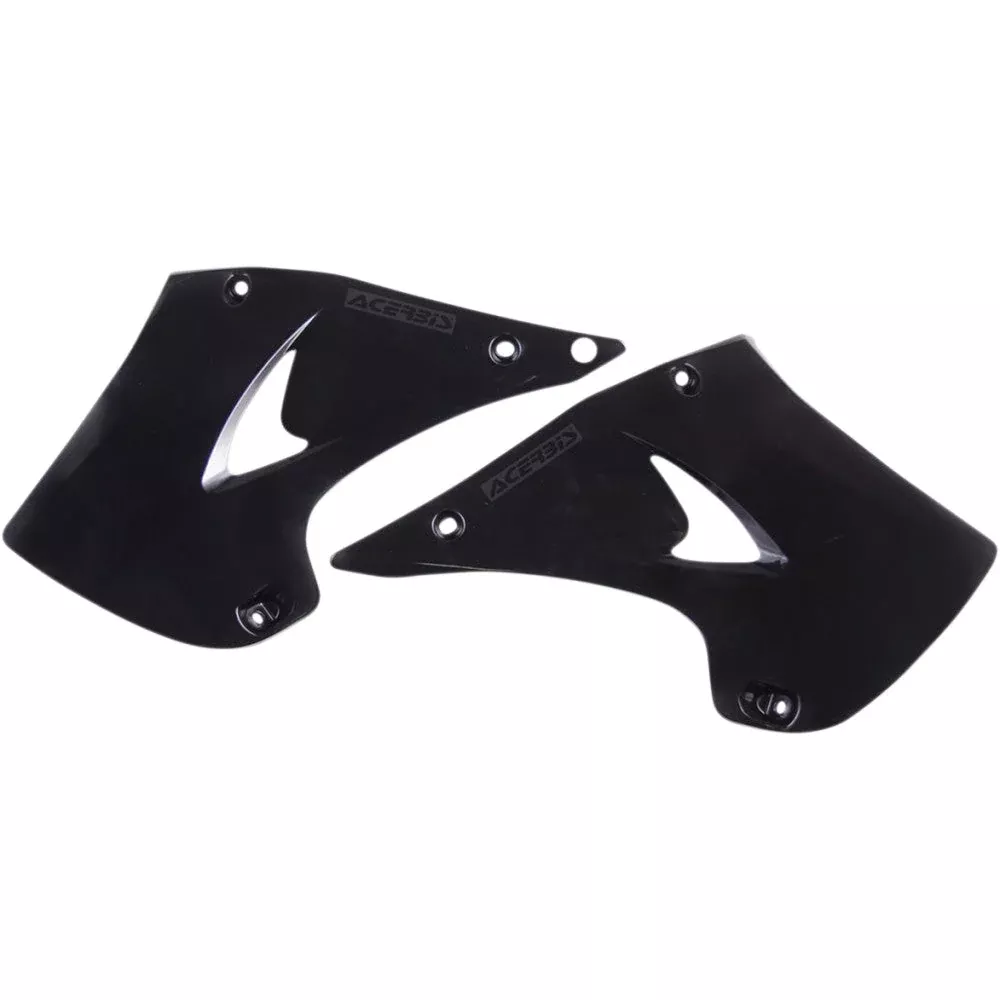 03-'07 for Kawasaki KX250 ACERBIS Radiator Shrouds Black