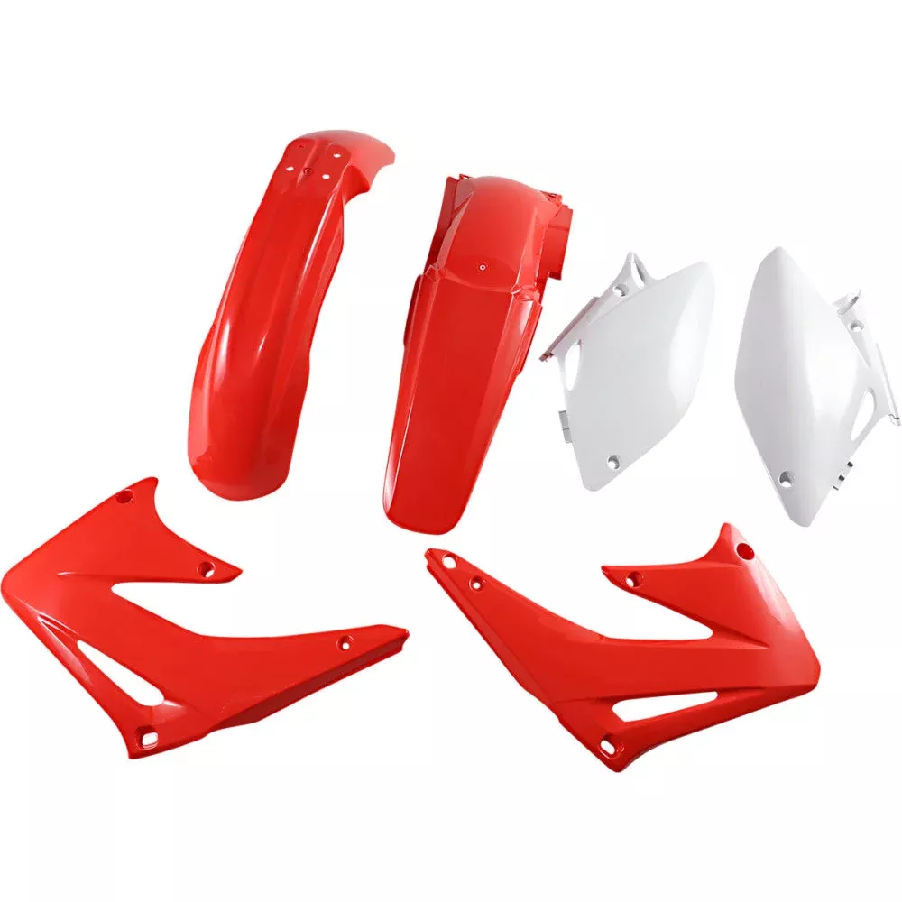03 for Honda CRF450R ACERBIS Standard Replacement Body Kit '03 Red /White