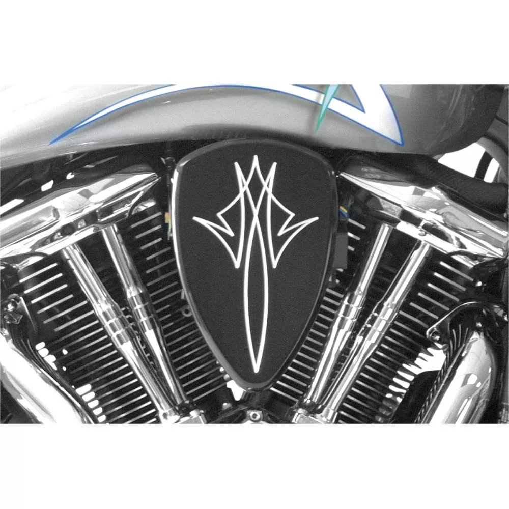 07-17 for Yamaha XVS 1300 V-Star Tourer Pinstripe Big Air Kit Black XVS1300 /950