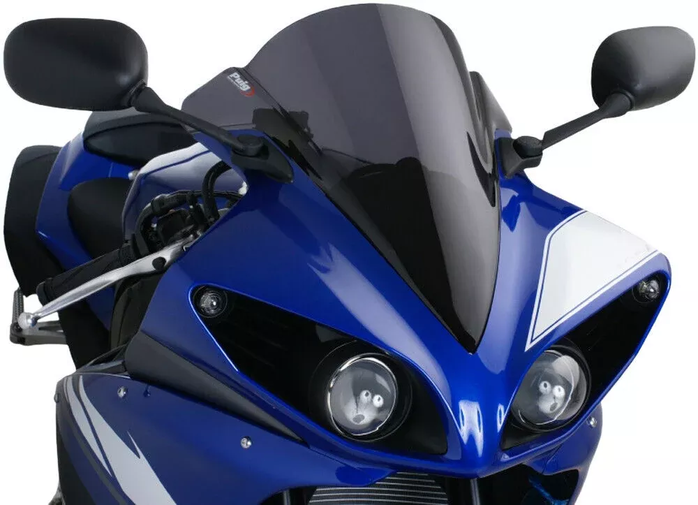 09-'14 for Yamaha YZF-R1 PUIG Windscreen Racing Dark Smoke