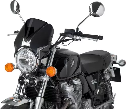 13-'14 for Honda CB1100 PUIG Windscreen Retrovision Black /Dark Smoke