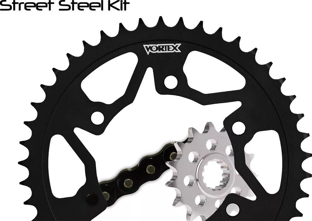 15-'16 for Honda CBR300R Sprocket /Chain Kit Stl /Stl 14 /36T Sil Sx3 520-108L Blk