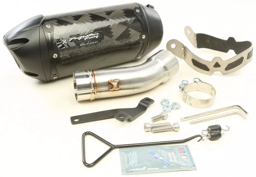 16-'20 for Kawasaki Ninja ZX-10R TBR S1 Black Slip-On Carbon
