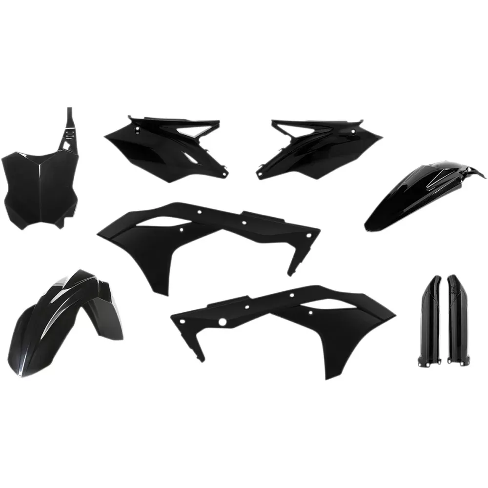 17 for Kawasaki KX250F ACERBIS Full Plastic Kit Black