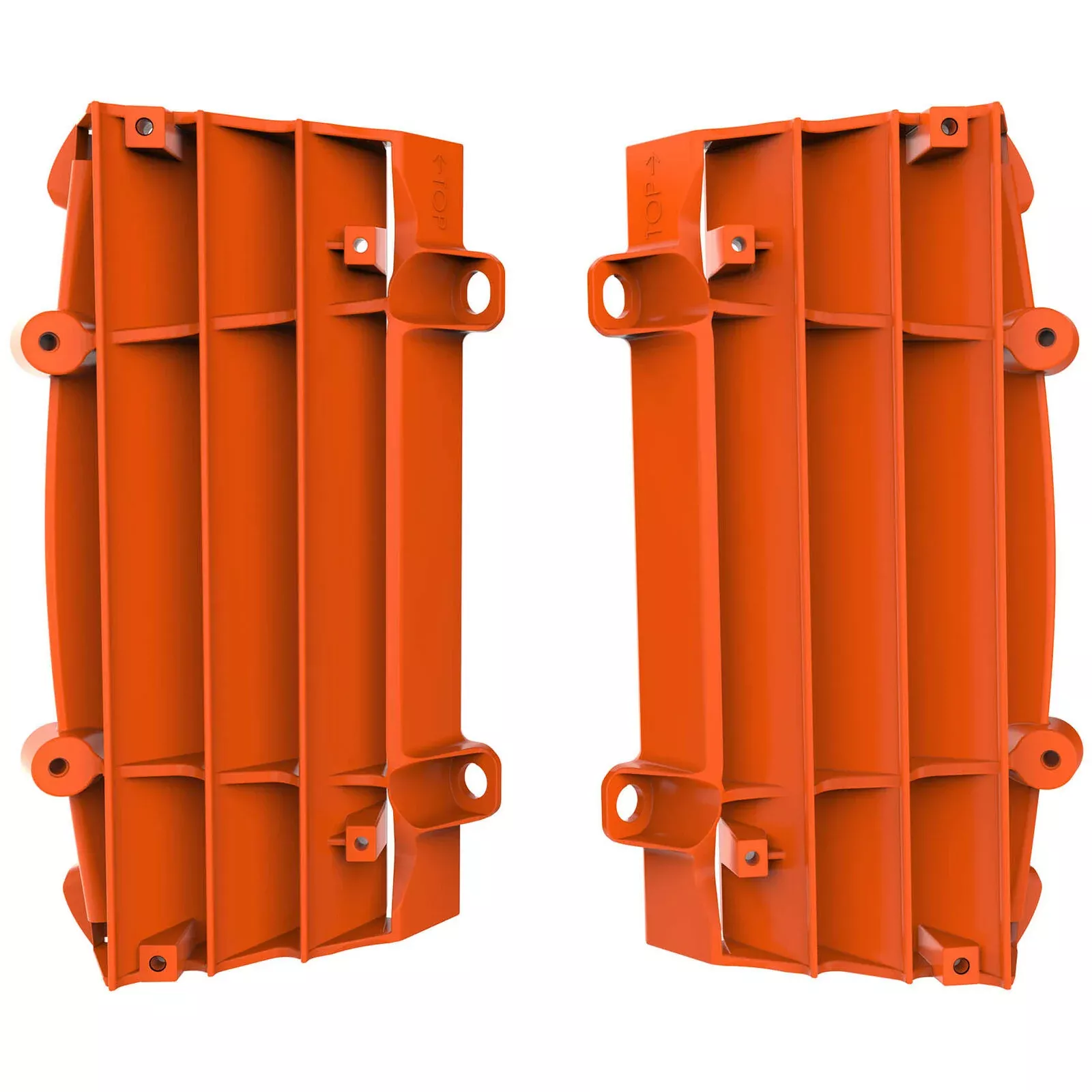18 for KTM 250 SX-F Factory Edition POLISPORT Radiator Louvers Ktm Orange