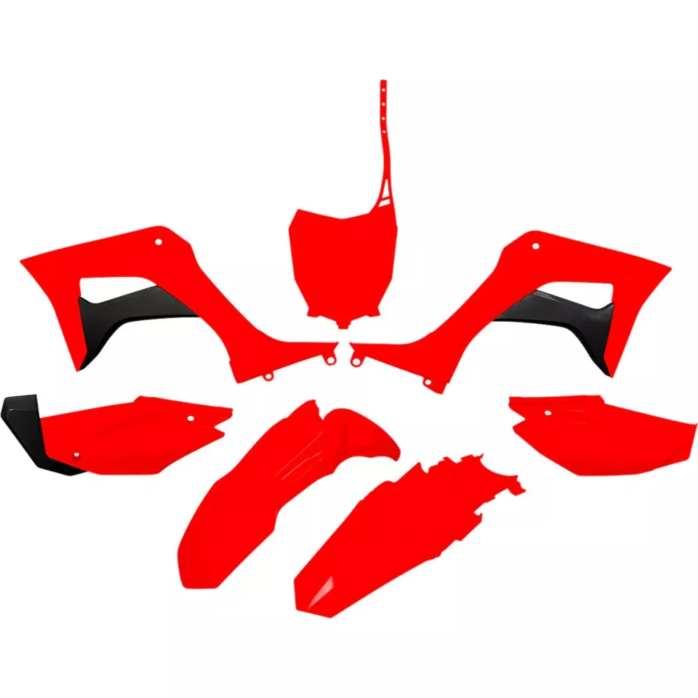 19-20 for Honda CRF110F UFO Replacement Body Kit Red /Black CRF110 HOKIT124-070