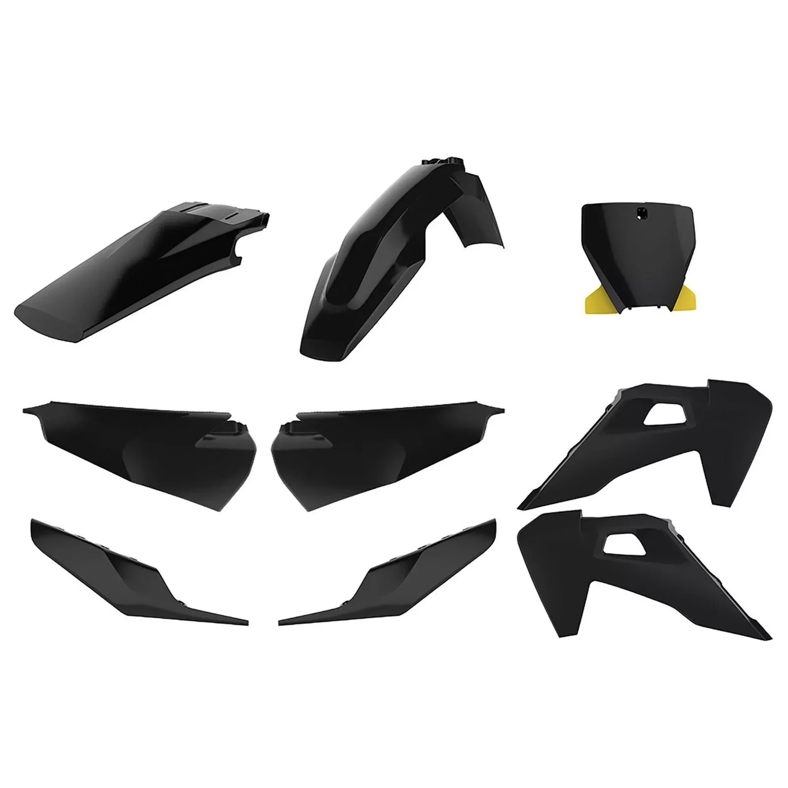 19-'22 for Husqvarna FC 250 POLISPORT Plastic Body Kit Black