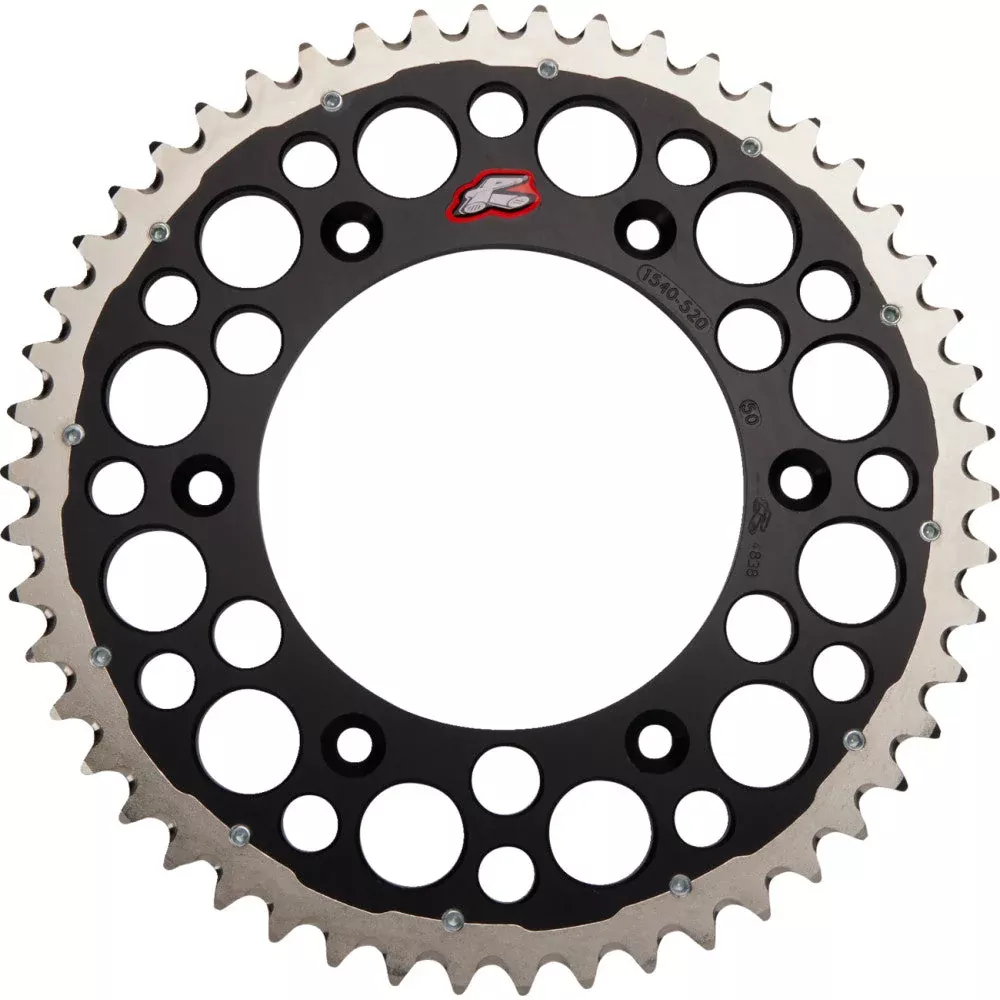 1983-2007 for Honda CR125R RENTHAL Twinring Rear Sprocket 50-Tooth Black
