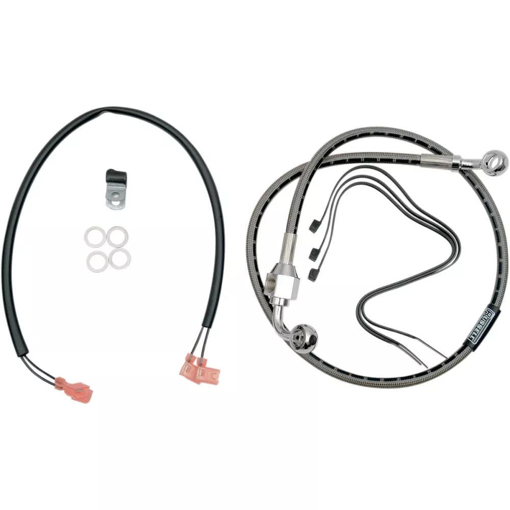 1991-1999 for Harley Sportster 1200 XLH RUSSELL Brake Line Rear Stainless Steel