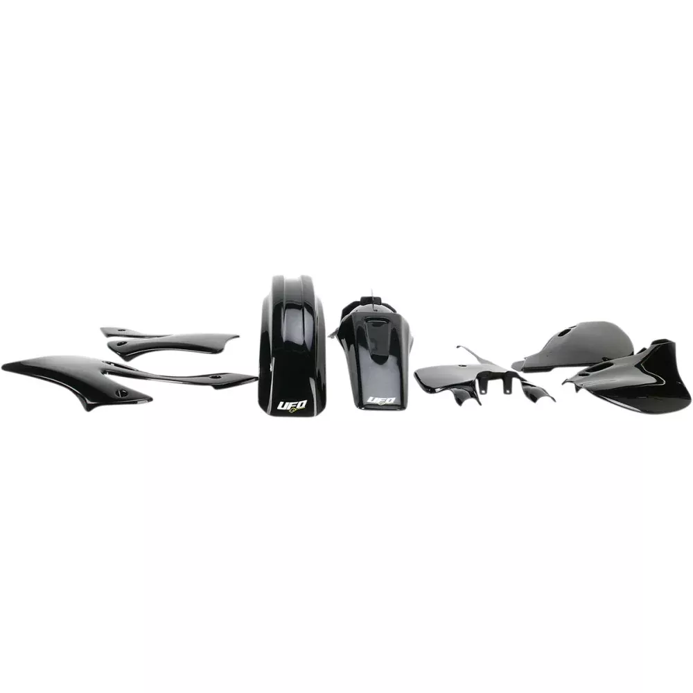 1999-2002 for Kawasaki KX 125 UFO Replacement Body Kit Black KX KAKIT200-001