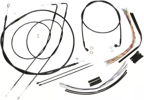 1999-2005 for Harley Super Glide Sport FXDX MAGNUM Control Cable Kit XR Black 48