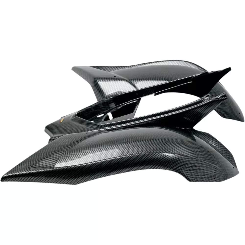 2006-2017 for Yamaha Raptor 700R 4x2 MAIER Rear Fender Black Carbon Fiber-Look