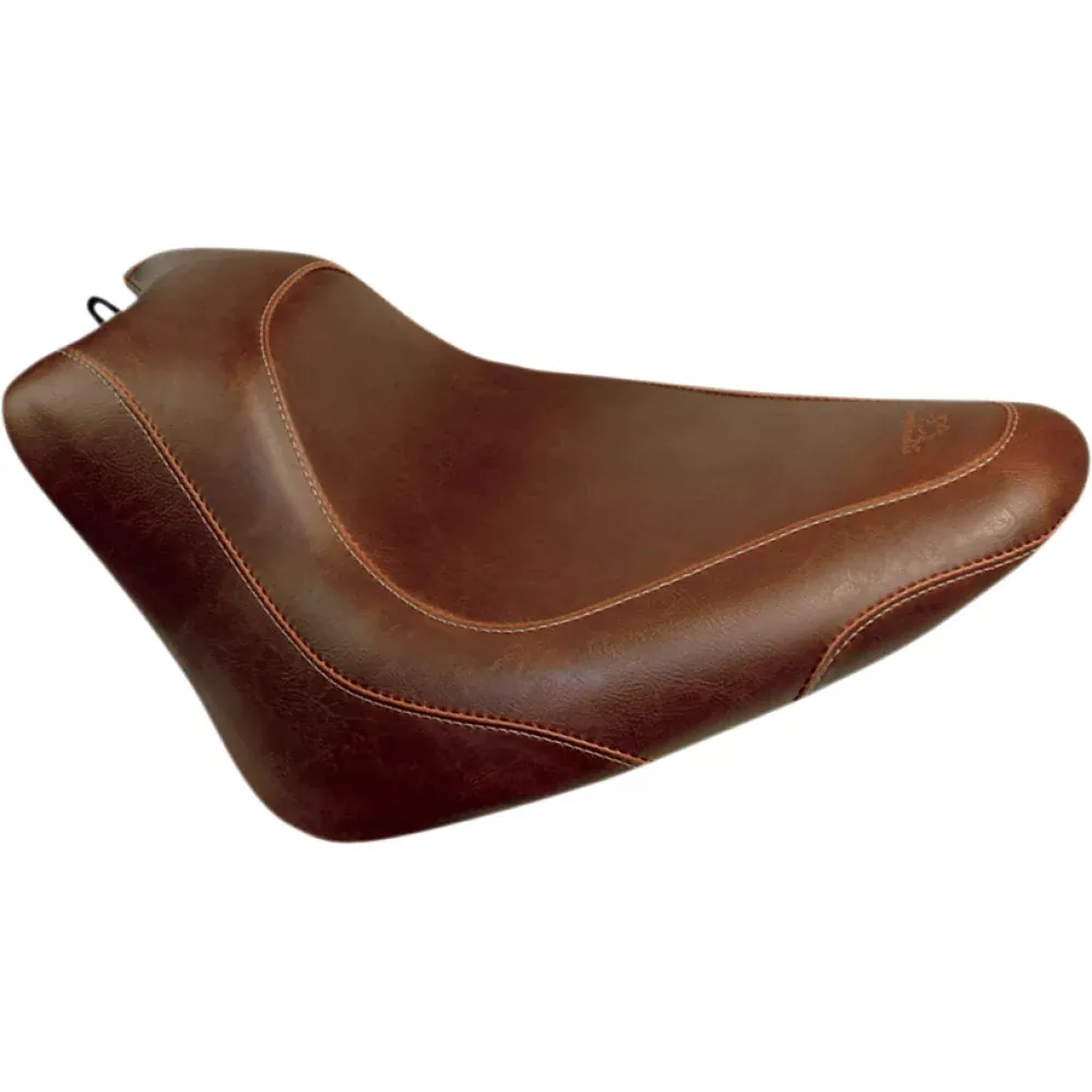 2012-2017 for Harley Softail Slim FLS MUSTANG Wide Tripper Solo Seat Brown 76764