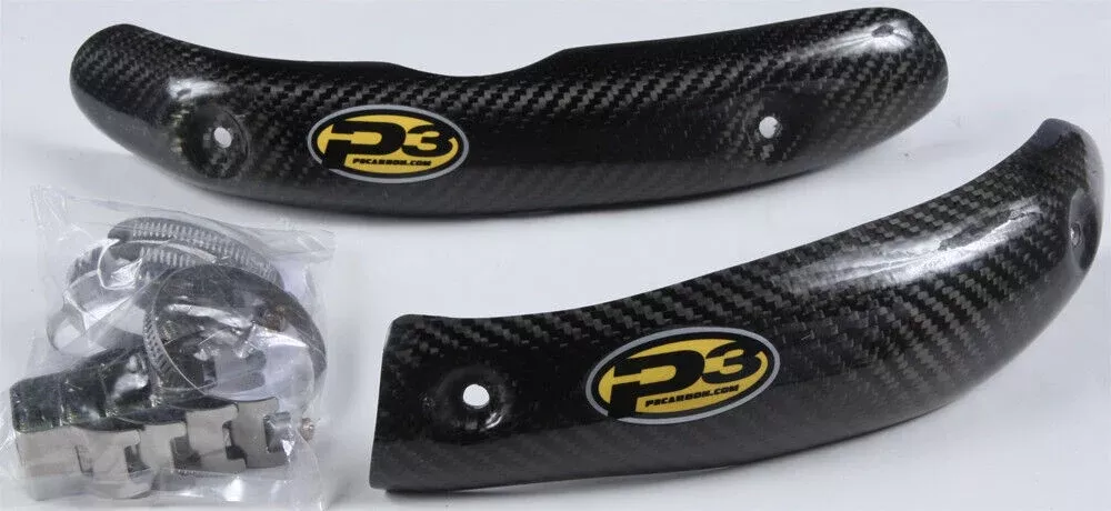2014-2019 for Yamaha YZ250F P3 Heat Shield Carbon Fiber 207074