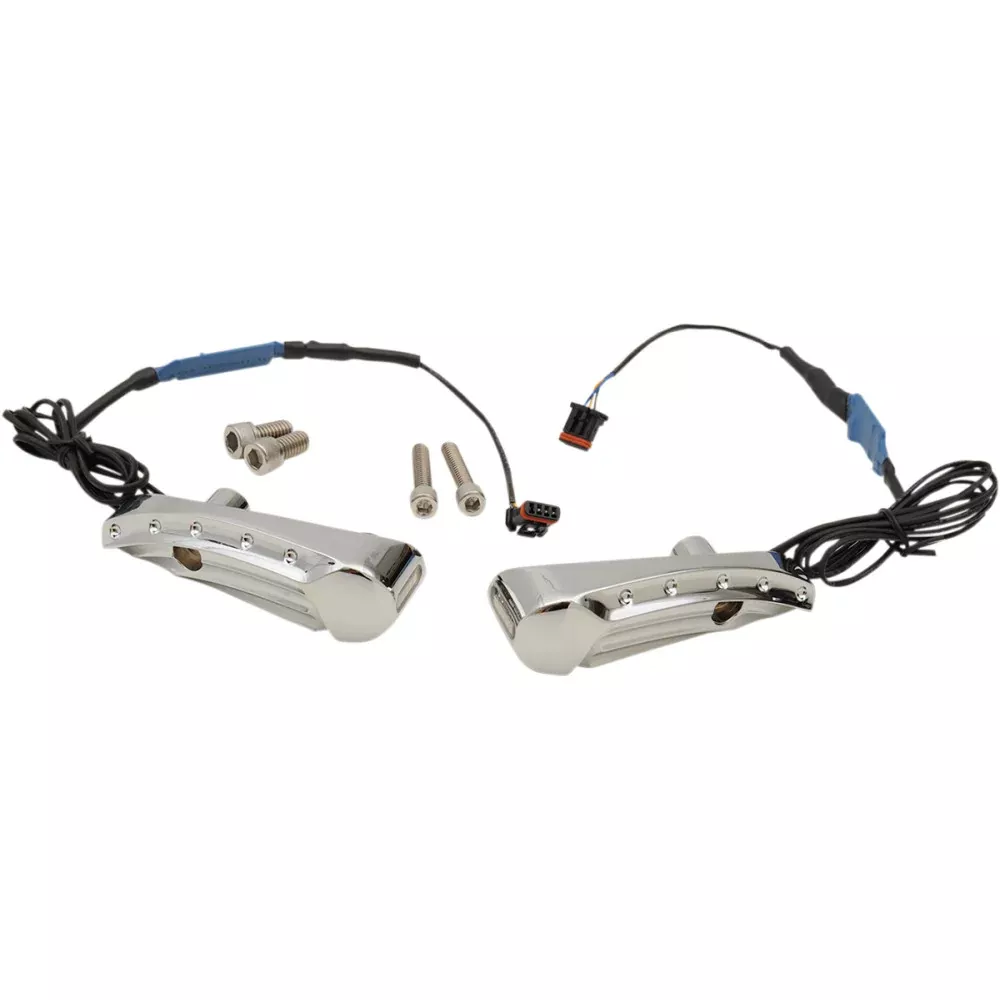 2015-2020 for Harley Road Glide Special FLTRXS Turn Signal FLTR Dimpled Chrome