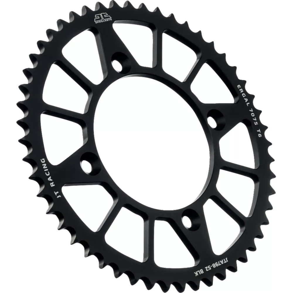 82-'01 for Suzuki RM80 JT Rear Racelite Sprocket Alum 52T-428 Blk Suz /Yam