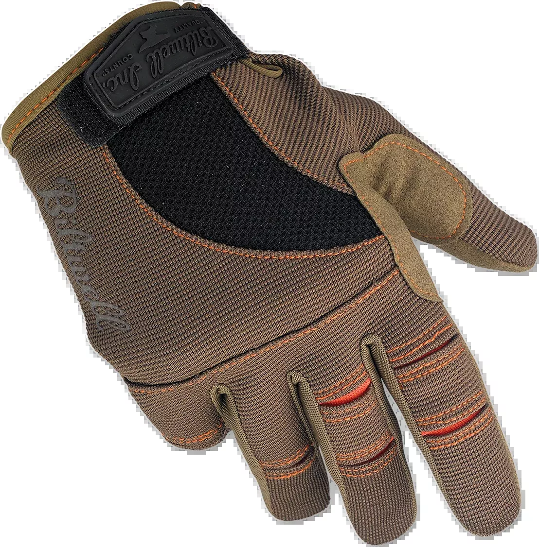 BILTWELL Moto Gloves - Brown/Orange - XS 1501-0206-001