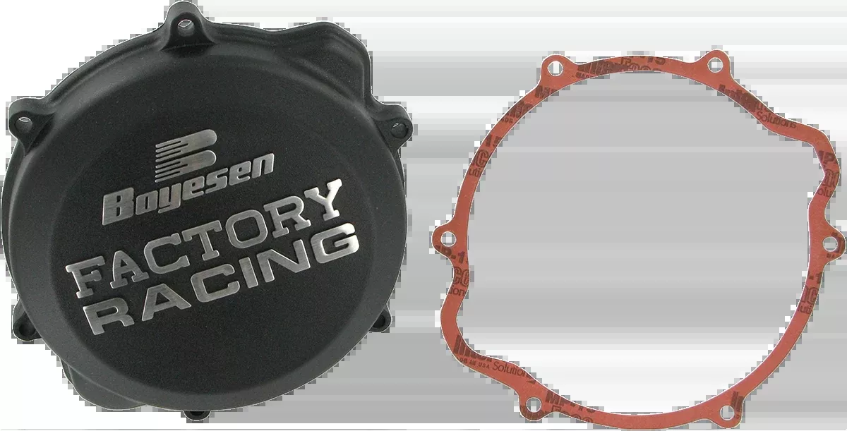 BOYESEN Clutch Cover - Black - CRF450 CC-06XB