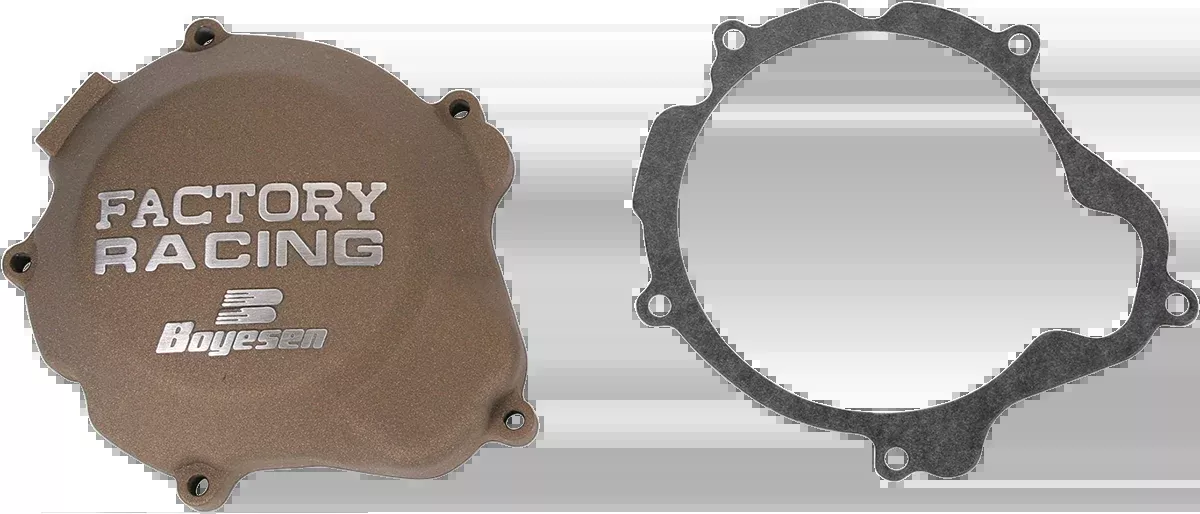 BOYESEN Ignition Cover - Gold - KX250 SC-12M
