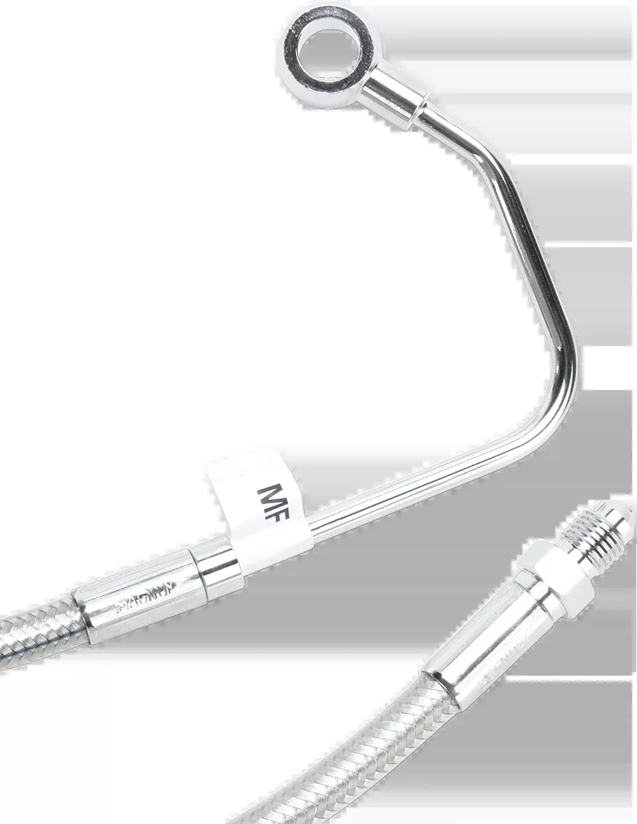 Mid Brake Line - ABS - Polished Stainless
