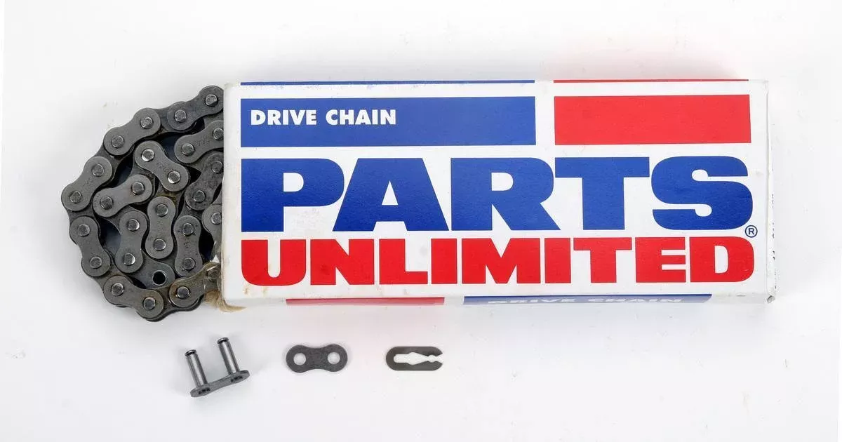 PARTS UNLIMITED 530 Drive Chain 112 Links Standard Motorcycle Chain