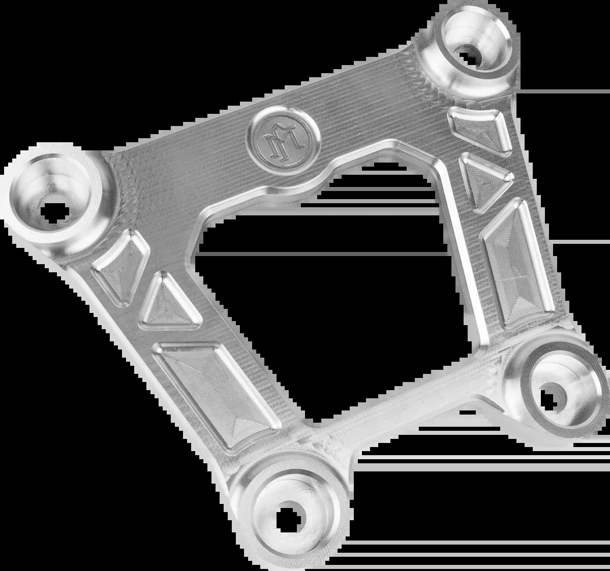 Radius Rod Plate - RZR Turbo S - Raw Machined