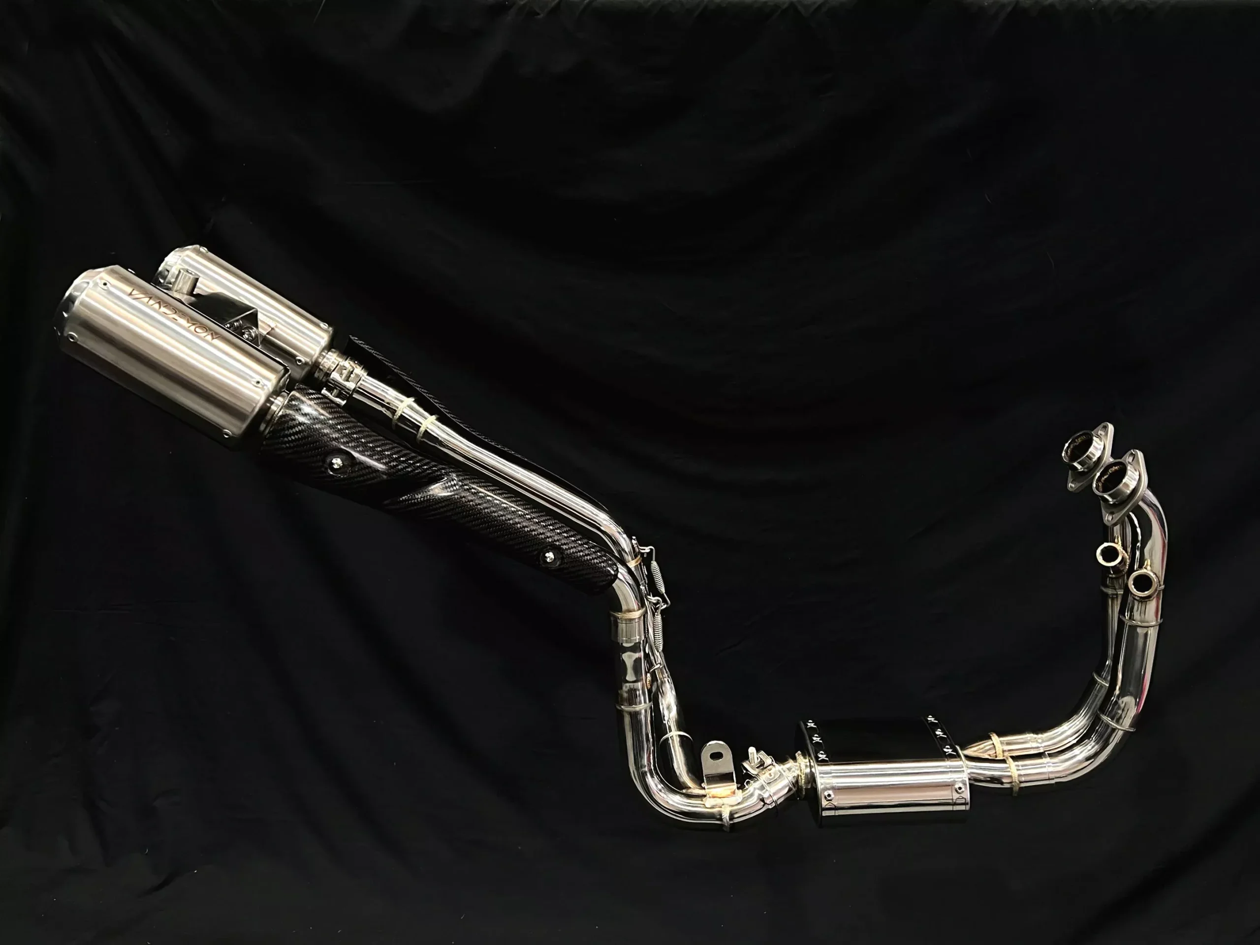 Vandemon Stainless Steel High Mount Exhaust System CFMOTO 450SR 450SS