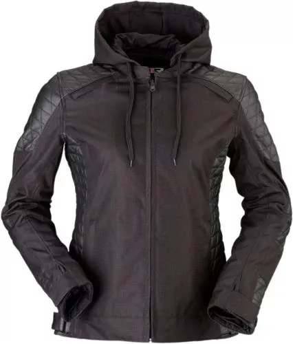 Z1R Women's Transmute Leather /Textile Jacket Black Md