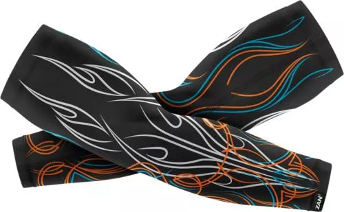 ZAN HEADGEAR SportFlex Arm Sleeves Pinstripe Flame Large AL426LG