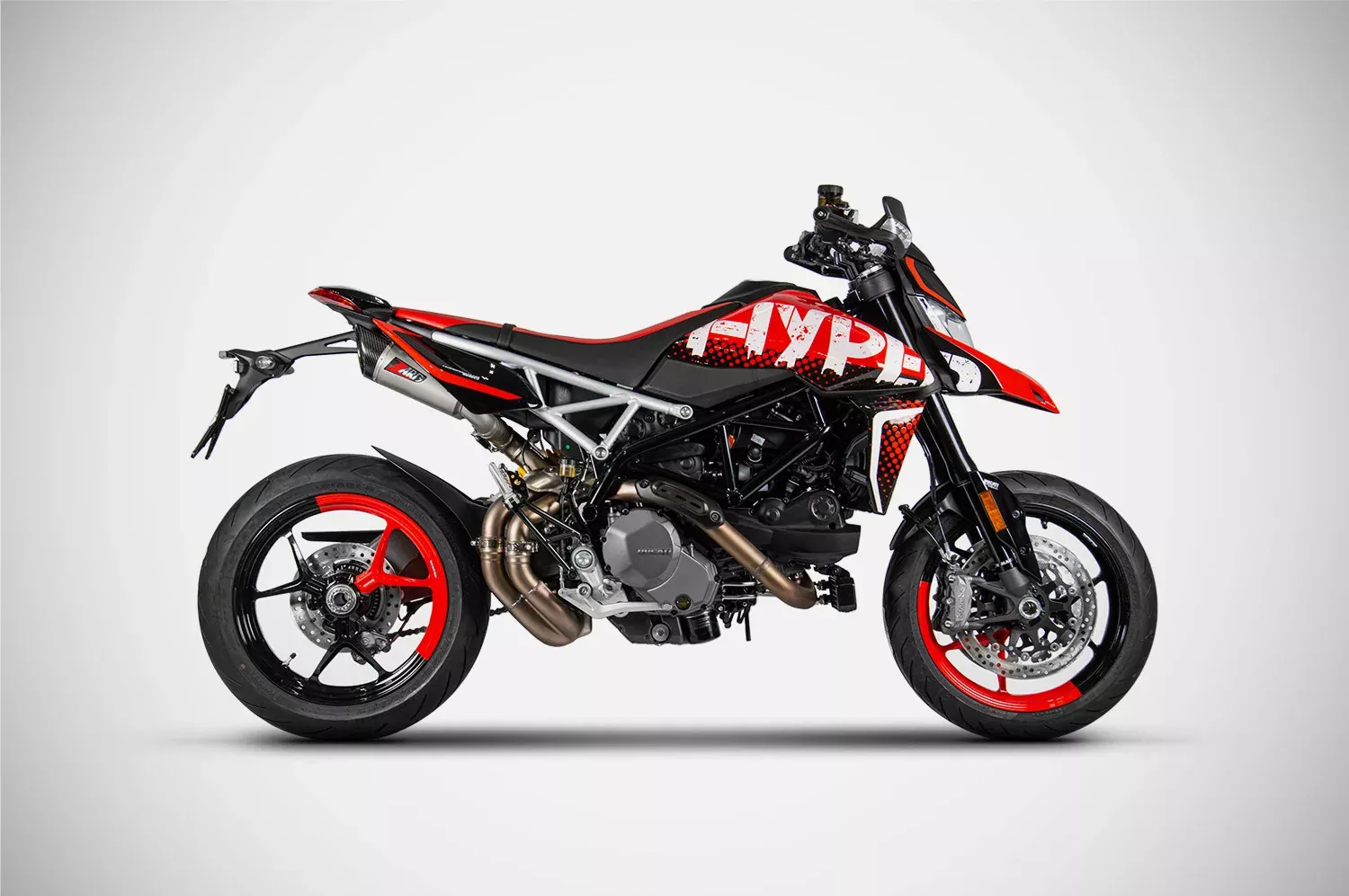 ZARD Exhaust Slip-On "Gt" Ducati Hypermotard 950/Sp 2019-2023