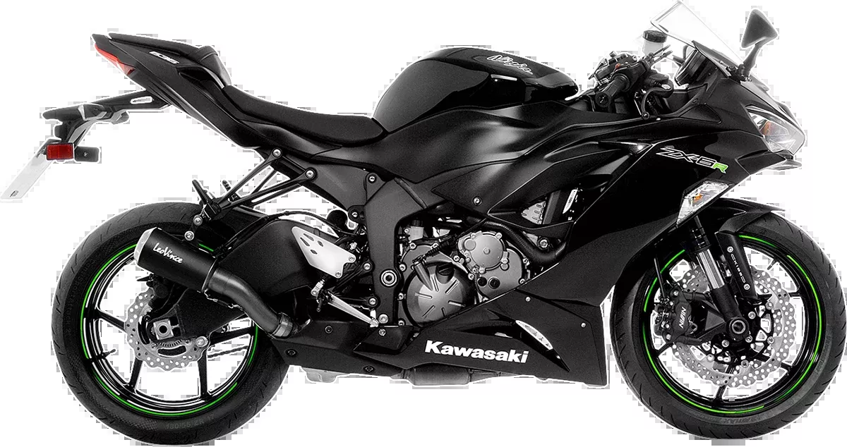 ZX-6R Black LV-10 Muffler